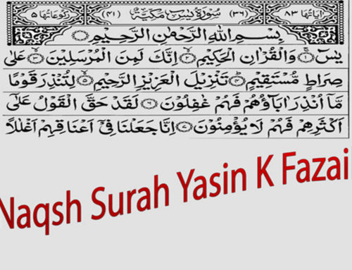 Naqsh Surah Yasin K Fazail